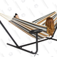 Double Hammock Set w/ Steel Stand, Cup Holder, Carrying Bag | $55 | Best Choice Products
